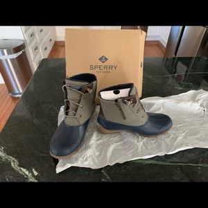 Women’s Sperry Duck Boots Dark Grey - (STS80525)